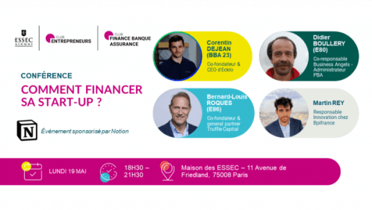 Conférence ~ Comment financer sa start-up ?