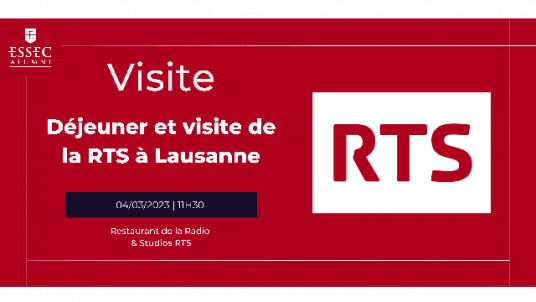 Déjeuner et visite de la RTS à Lausanne