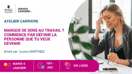Webinaire : Manque de sens au travail ? Commence par définir la personne  que tu veux devenir