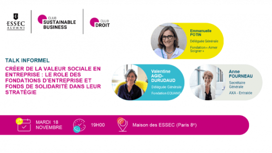 Créer de la valeur sociale en entreprise : le rôle des fondations d'entreprise et fonds de solidarité dans leur stratégie