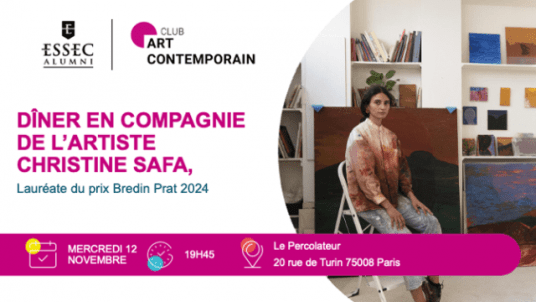 Dîner en compagnie de l’artiste Christine Safa, lauréate du Prix Bredin Prat 2024