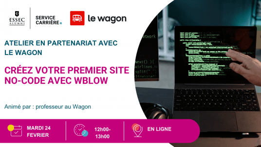 Atelier organisé par Le Wagon : Créez votre premier site no-code avec Webflow