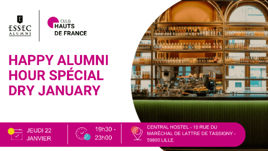 Happy Alumni Hour à Lille spécial Dry January
