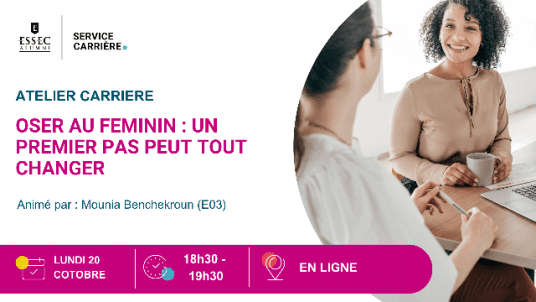 Webinaire : OSER au féminin : Un premier pas peut tout changer